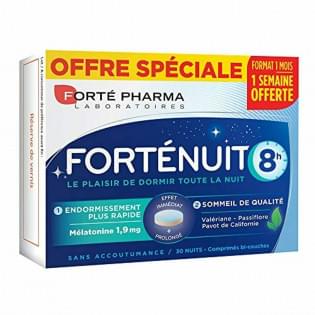 FORTENUIT 8H FORTE PHARMA MELATONIN 1.85MG BOX OF 30 TABLETS